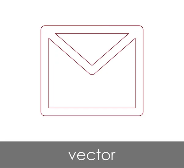 Vector Illustration Envelope Icon Sign — Stock Vector