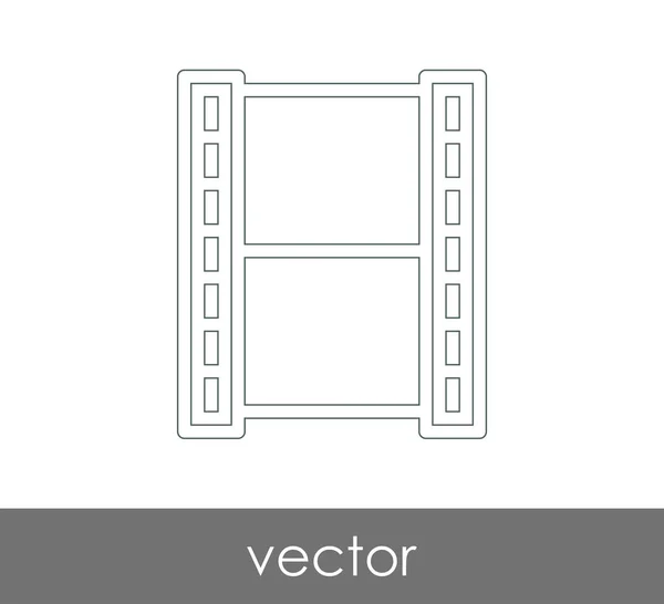 Icono Película Para Diseño Web Aplicaciones — Vector de stock