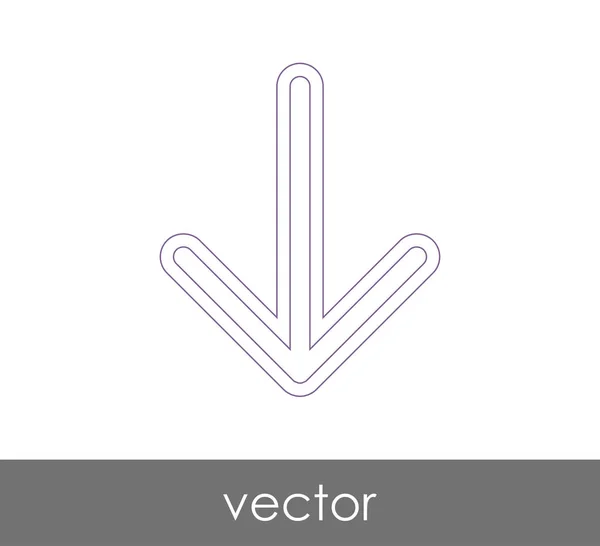 Pfeil Symbol Vektorillustration Herunterladen — Stockvektor