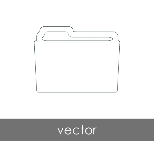 Pictograma folder — Vector de stoc