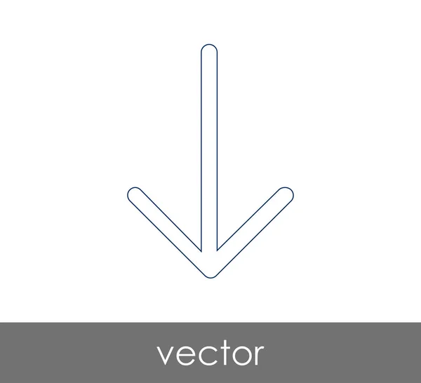 Pfeil Symbol Vektorillustration Herunterladen — Stockvektor