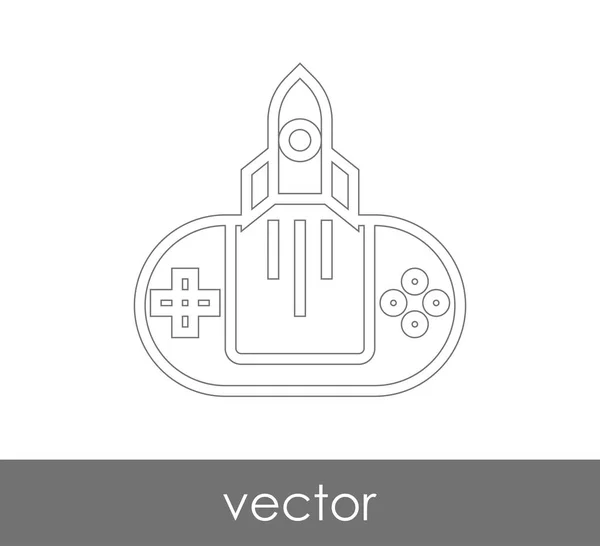 Ícone de joystick — Vetor de Stock