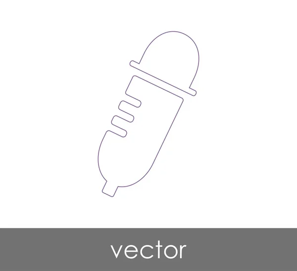 Dropper Medicinsk Ikon Vektorillustration — Stock vektor