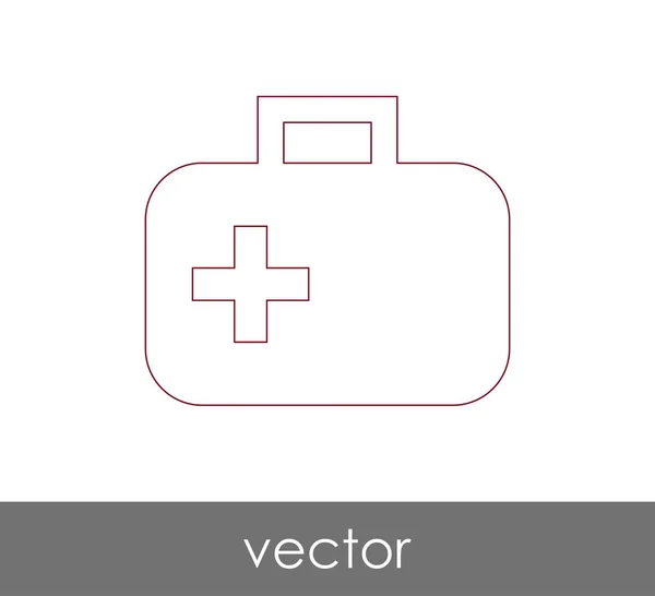 Icono del kit de primeros auxilios — Vector de stock