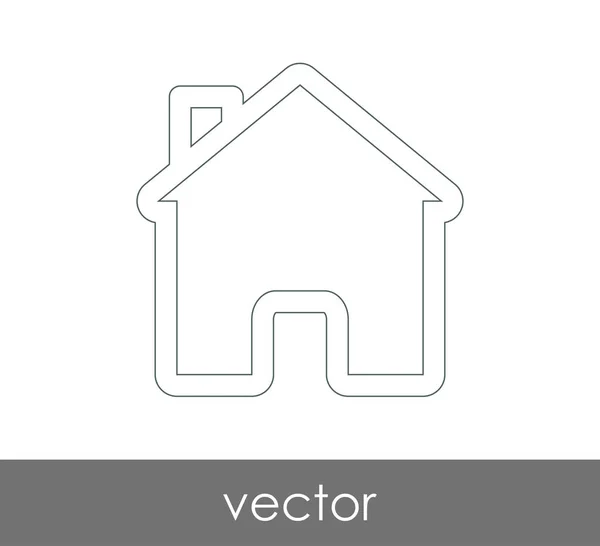Home icona web — Vettoriale Stock