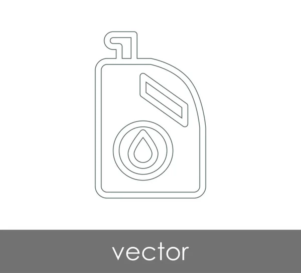 Icono de lata de combustible — Vector de stock