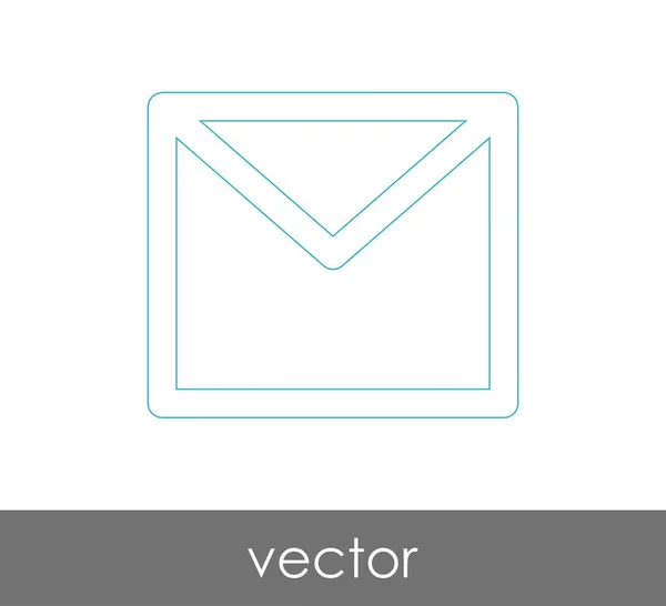 Vector Illustration Envelope Icon Sign — Stock Vector