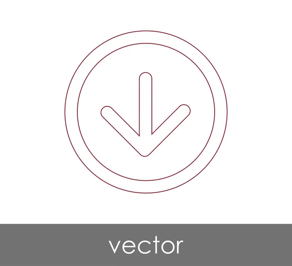 Descargar icono de flecha — Vector de stock