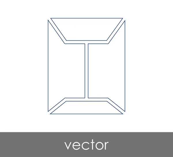 Vector Illustration Envelope Icon Sign — Stock Vector