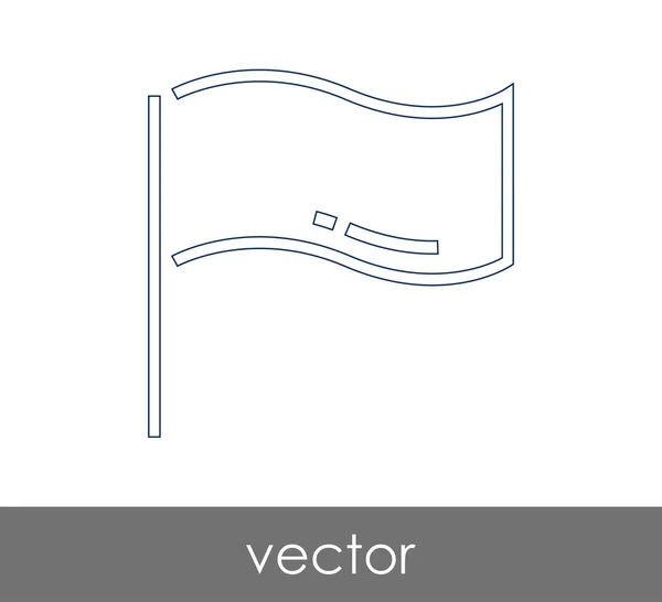 Иконка Флага Веб Дизайна Приложений — стоковый вектор