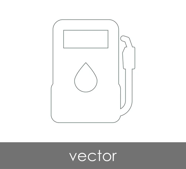 Icono de bomba de gas — Vector de stock