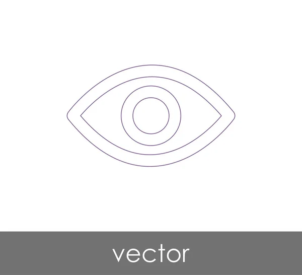 Icona Grafica Dell Occhio Illustrazione Vettoriale — Vettoriale Stock