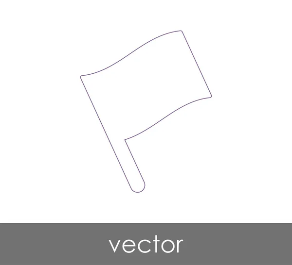 Flaggensymbol Für Webdesign Und Anwendungen — Stockvektor