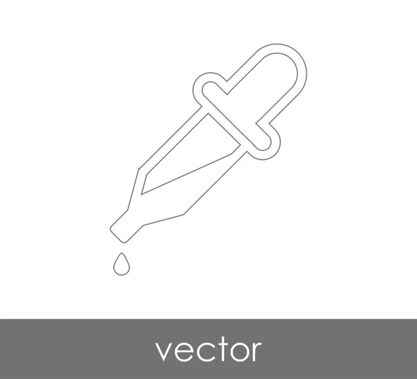 Dropper Medizinisches Symbol Vektorillustration — Stockvektor