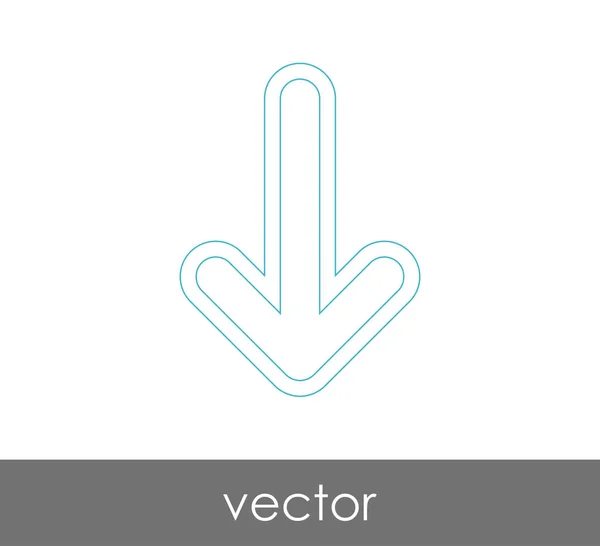 Download pijlpictogram — Stockvector