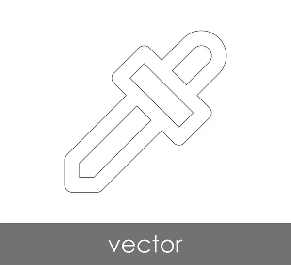 Kapátkem Lékařské Ikona Vektorové Ilustrace — Stockový vektor