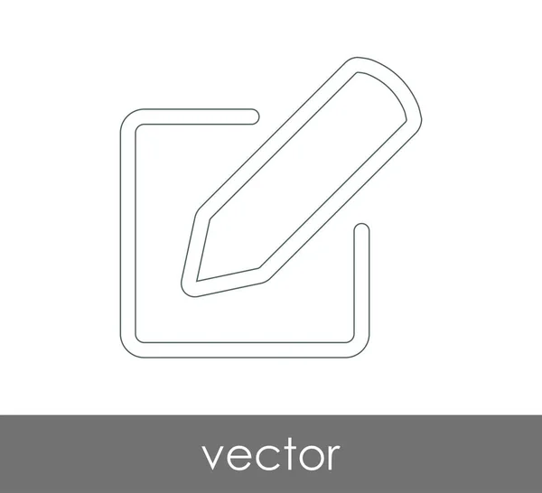 Concept pictogram bewerken — Stockvector