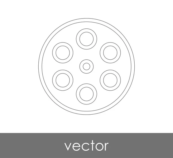 Ícone Filme Para Web Design Aplicações — Vetor de Stock