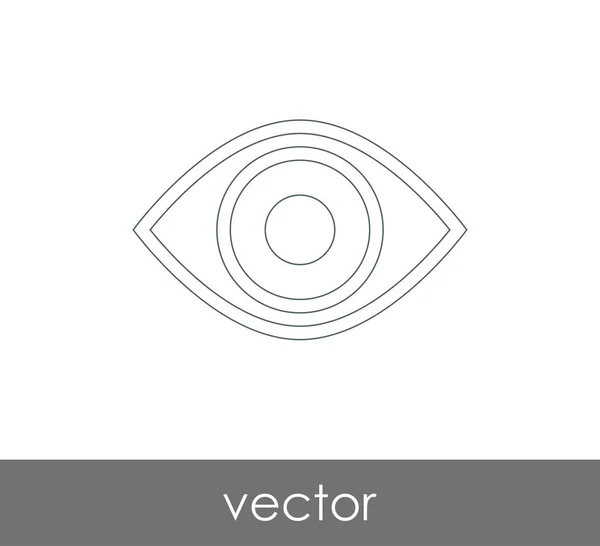 Icono Gráfico Ocular Ilustración Vectorial — Vector de stock