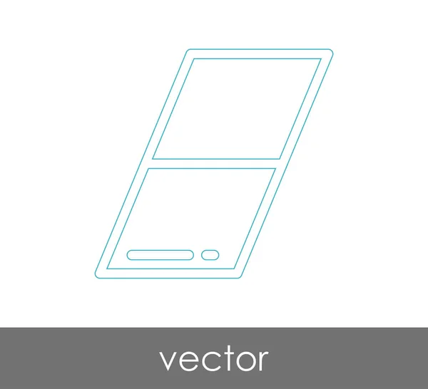 Borrador Icono Papelería Ilustración Vectores — Vector de stock