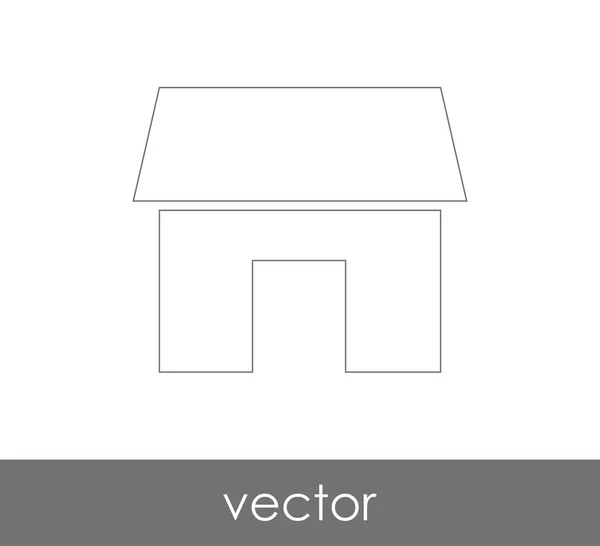 Ícone web Home — Vetor de Stock