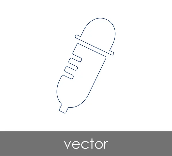 Dropper Medizinisches Symbol Vektorillustration — Stockvektor