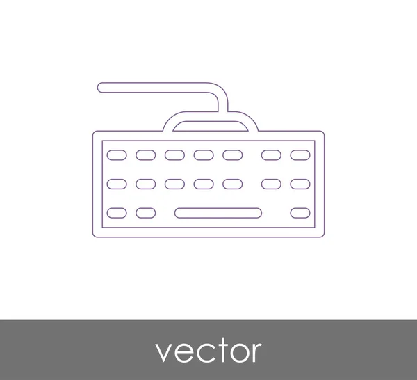 Design of keyboard icon — Stock Vector