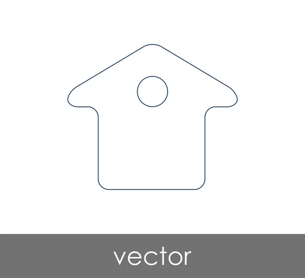 Ícone web Home — Vetor de Stock