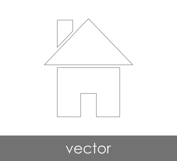 Domovský web ikony — Stockový vektor