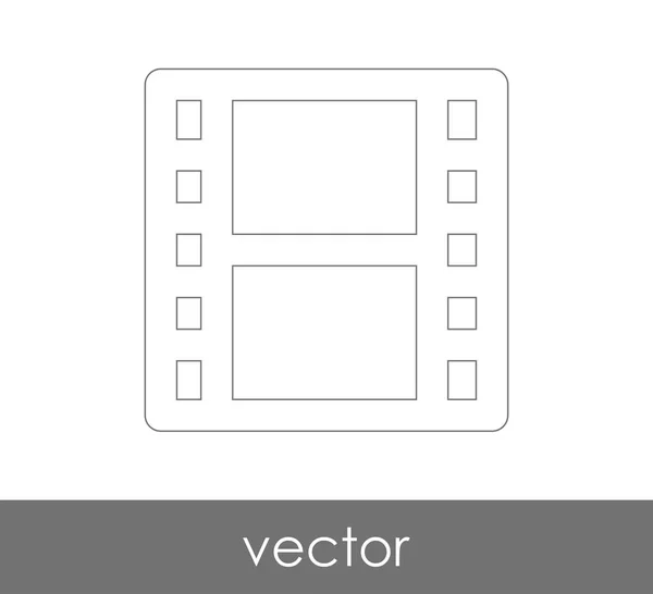 Ikona Filmu Pro Webdesign Aplikace — Stockový vektor
