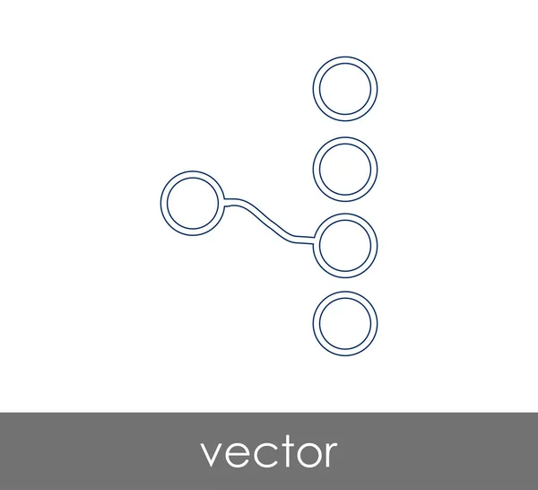 Jerarquía icono web — Archivo Imágenes Vectoriales