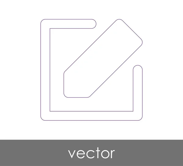 Konzeptsymbol bearbeiten — Stockvektor