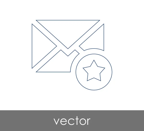 Wichtiges E-Mail-Symbol — Stockvektor