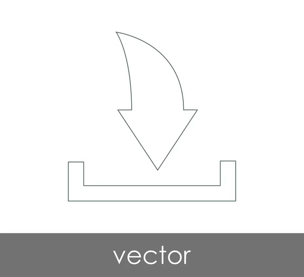 Scarica l'icona freccia — Vettoriale Stock