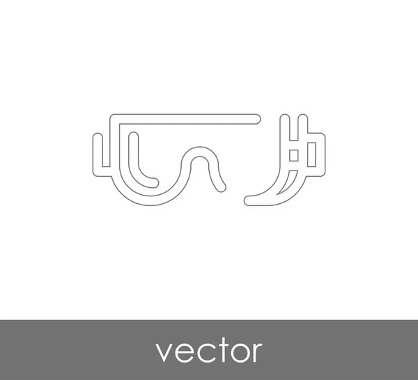 Ikona okulary — Wektor stockowy