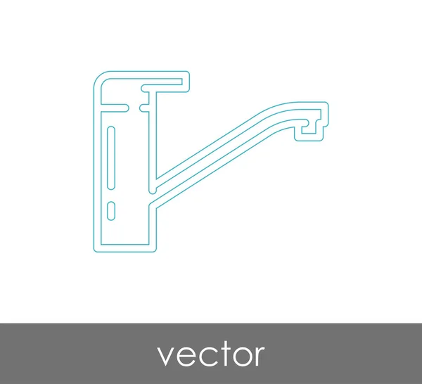 Vektoros Illusztráció Design Csaptelep Ikon — Stock Vector