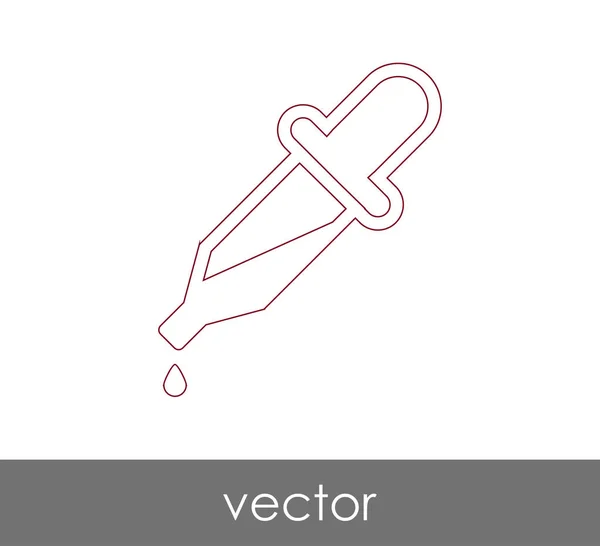 Gotero Icono Médico Ilustración Vectorial — Vector de stock