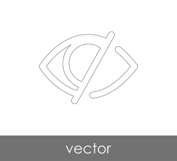Icono Gráfico Ocular Ilustración Vectorial — Vector de stock