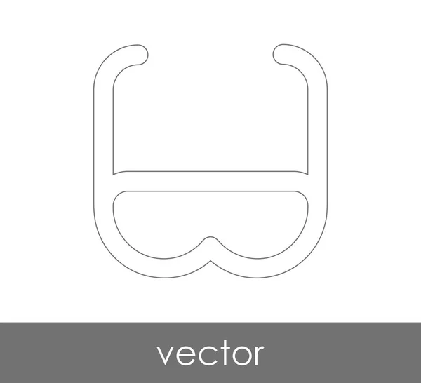 Icône de lunettes — Image vectorielle