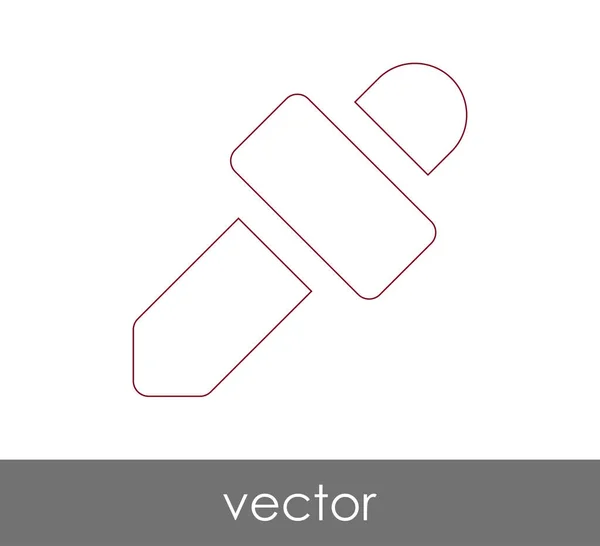 Gotero Icono Médico Ilustración Vectorial — Vector de stock