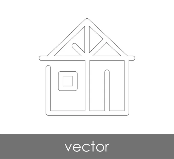 Huis web pictogram — Stockvector