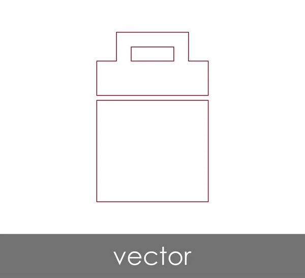 Піктограма кошика сміття — стоковий вектор