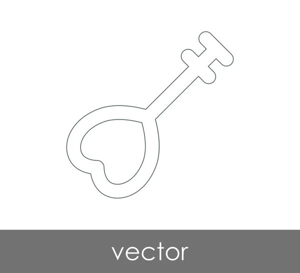 Иконка Ключа Концепт Безопасности — стоковый вектор