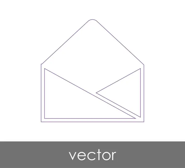 Illustration Vectorielle Icône Enveloppe Signe — Image vectorielle