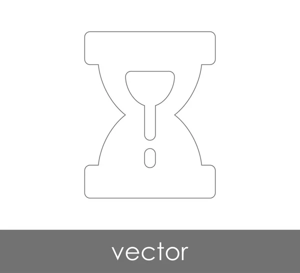 Diseño Ilustración Vectorial Icono Reloj Arena — Vector de stock