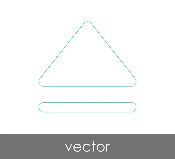 Vektorauswurf-Symbol — Stockvektor