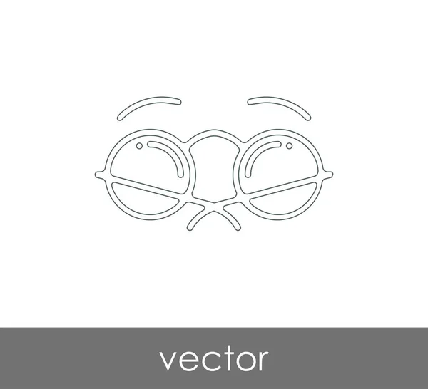 Eyeglasses icon — Stock Vector