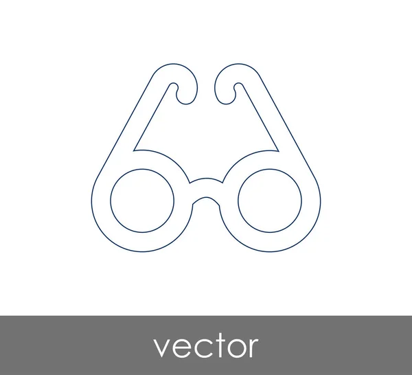 Ícone de óculos — Vetor de Stock