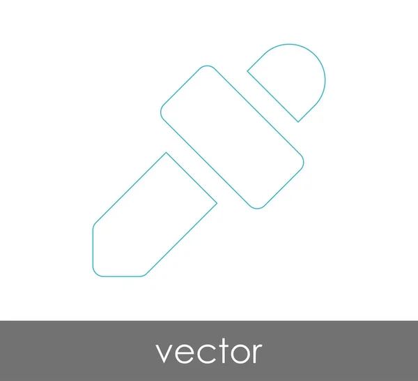 Dropper Medicinsk Ikon Vektorillustration — Stock vektor