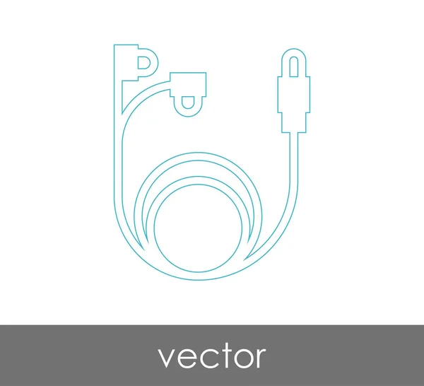 Earphones icon — Stock Vector